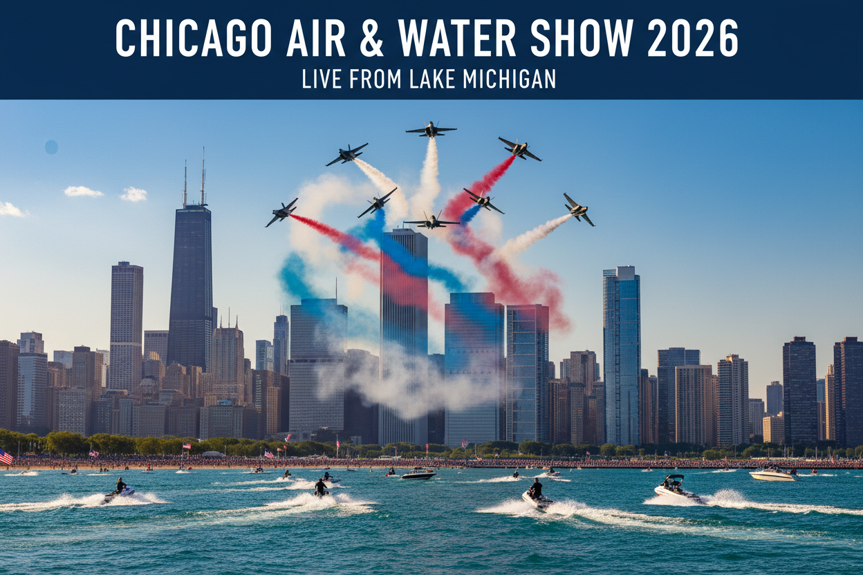Chicago Air & Water Show 2026: Dates, Lineup & How to Track Every Jet and Boat