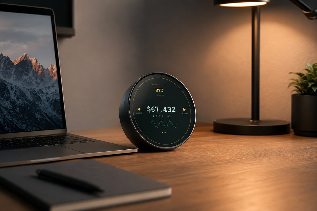 A Live Crypto Price Ticker for Your Desk: SkyWatch Crypto Mode