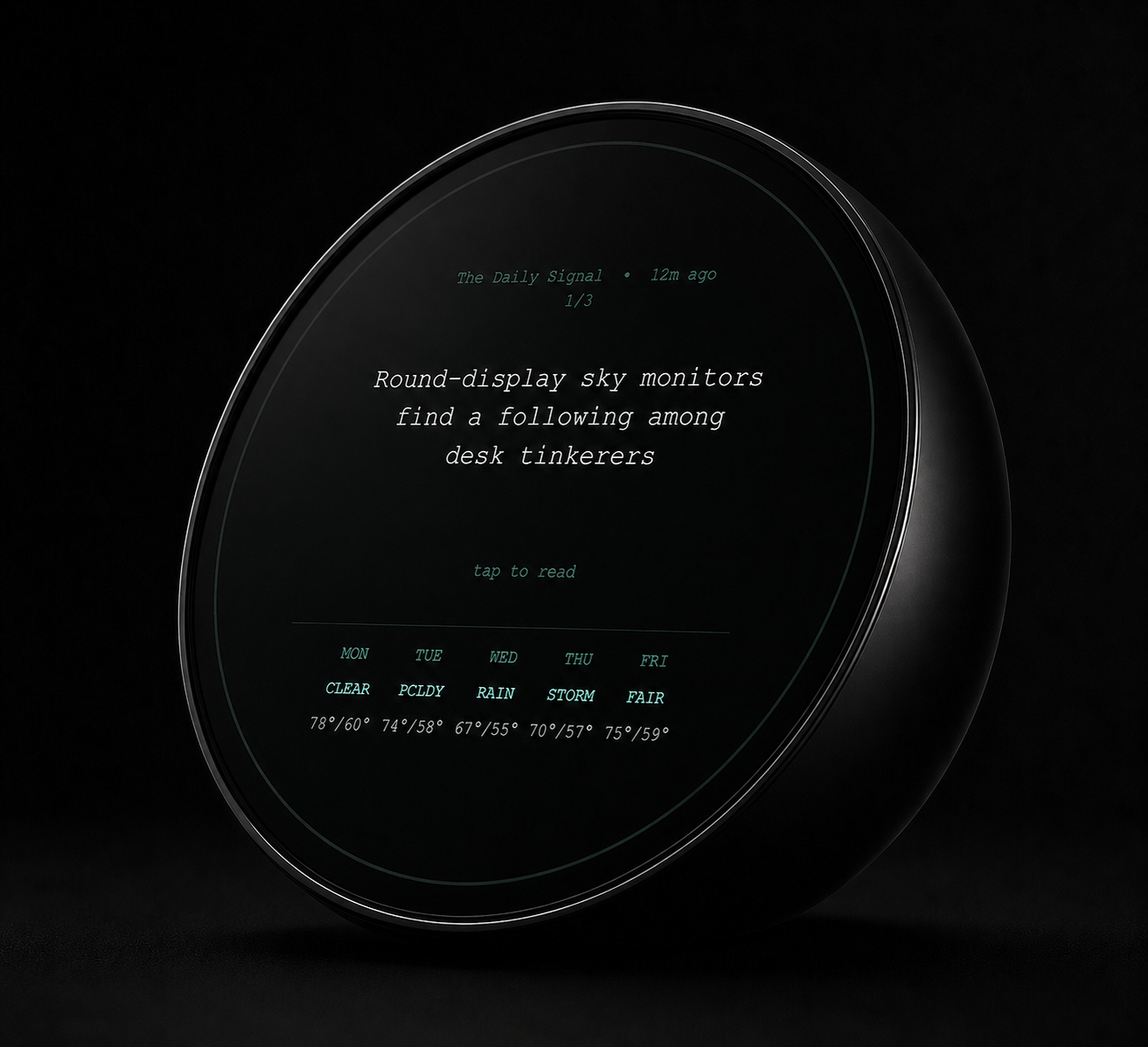 A Live News Ticker for Your Desk: SkyWatch News Mode