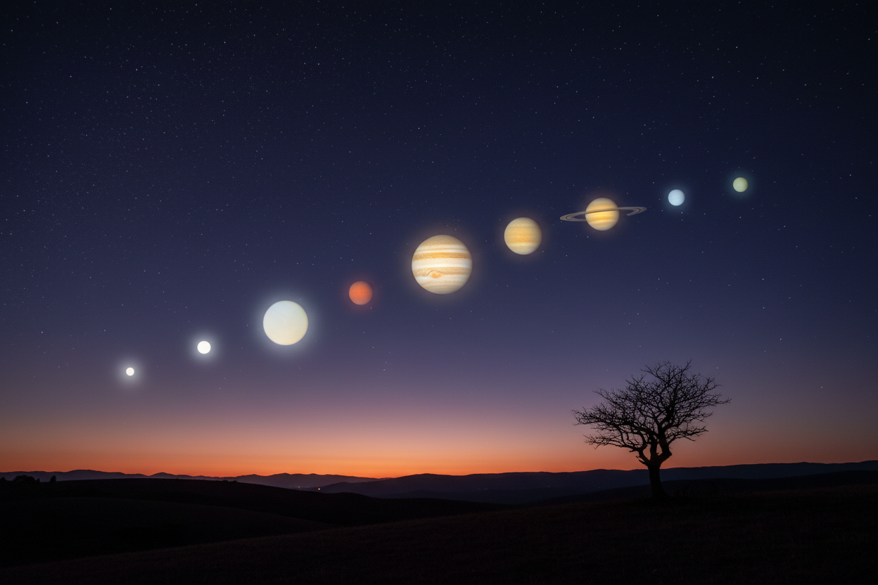 Spot Six Planets at Once: The Pre-Dawn Parade