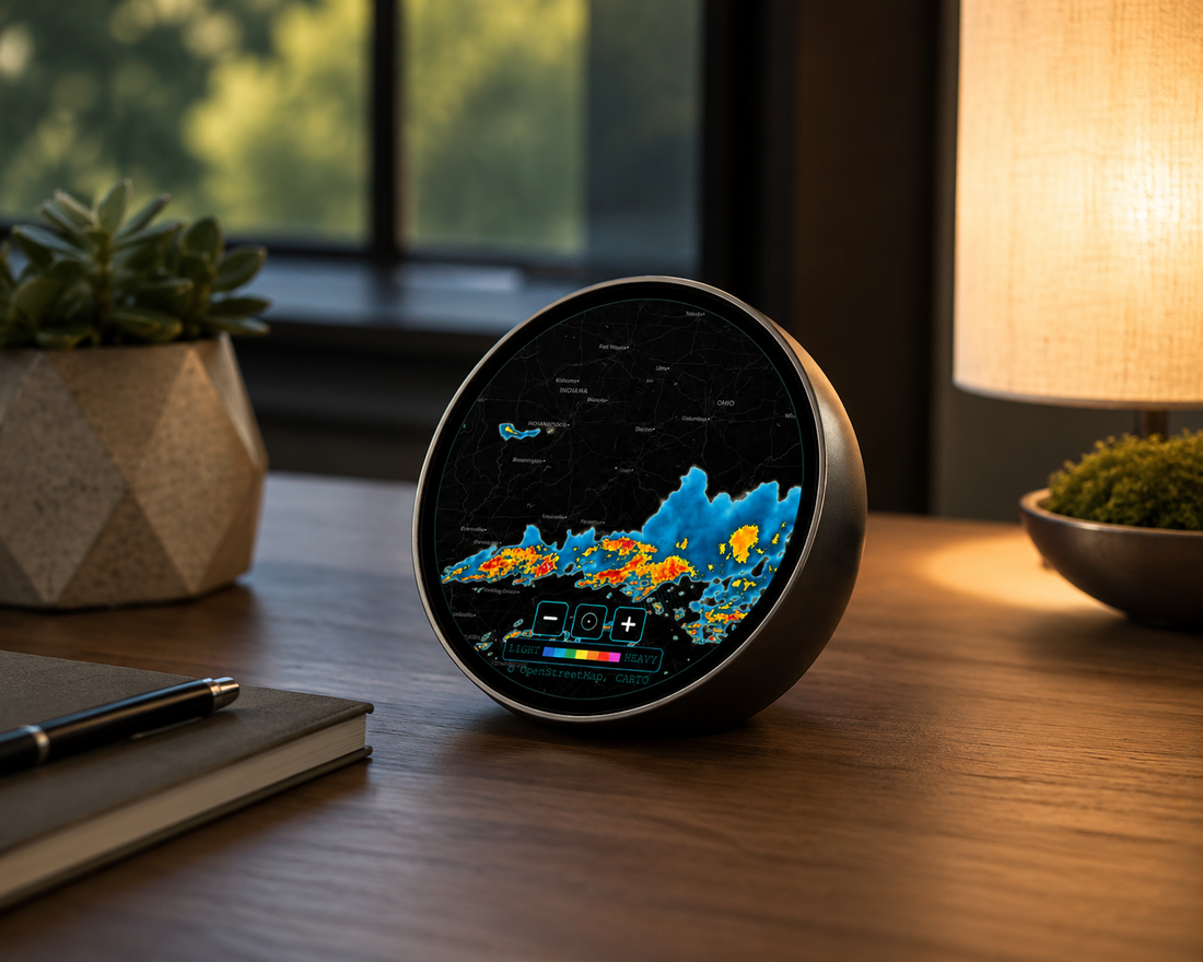 A Live Weather Radar for Your Desk: SkyWatch Weather Mode