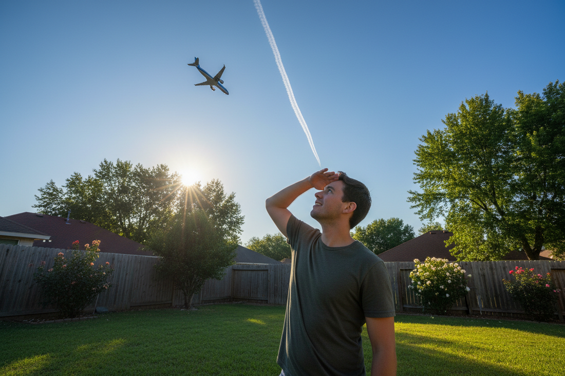 What Plane Is That Flying Over My House? How to Find Out in Seconds