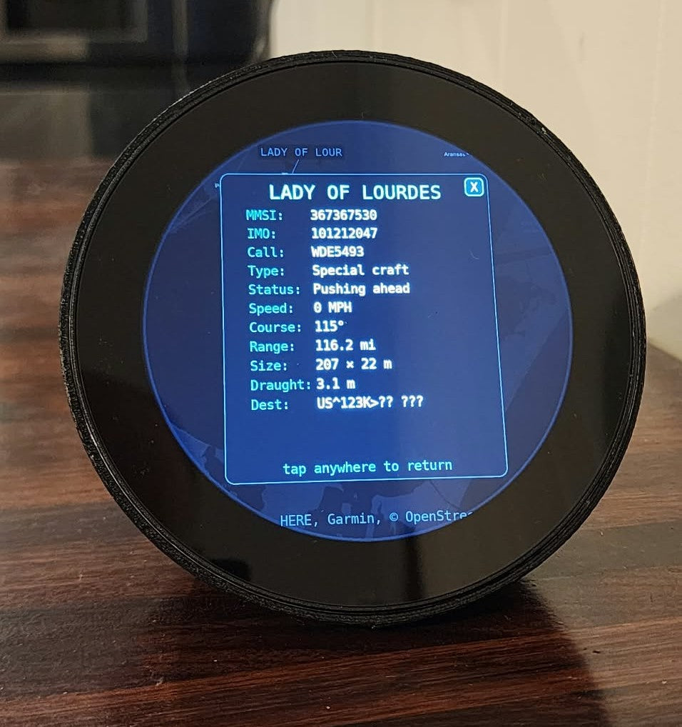 Ship Radar Tracker (Battery-Free)