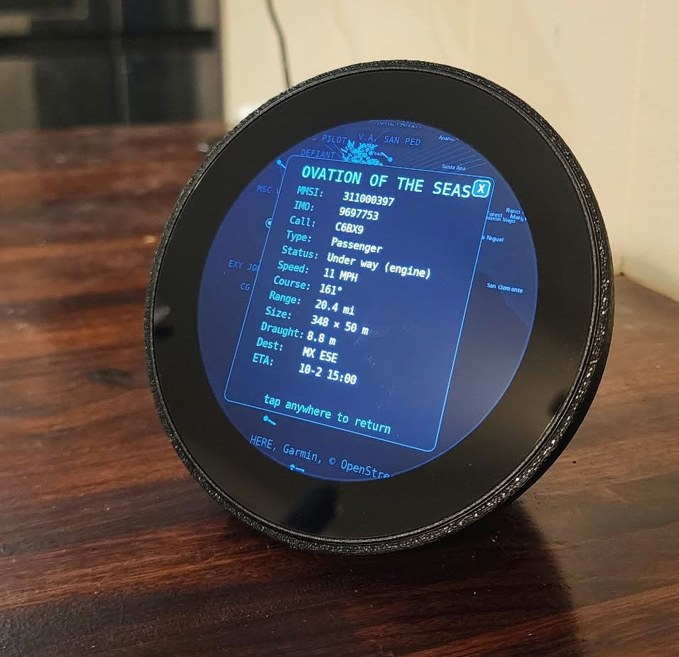 Ship Radar Tracker (Battery-Free)