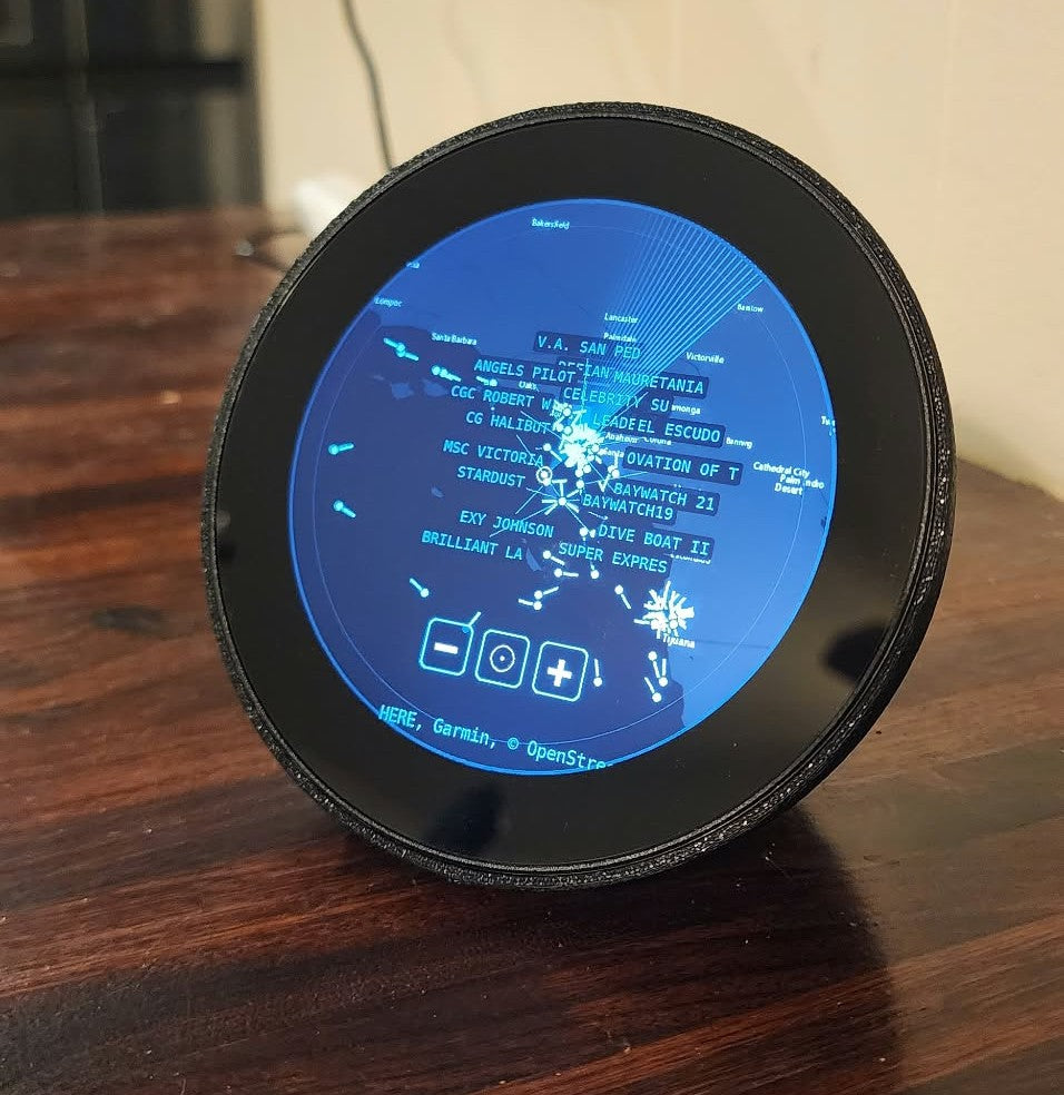 SkyWatch Ships Mode — live vessel tracking display