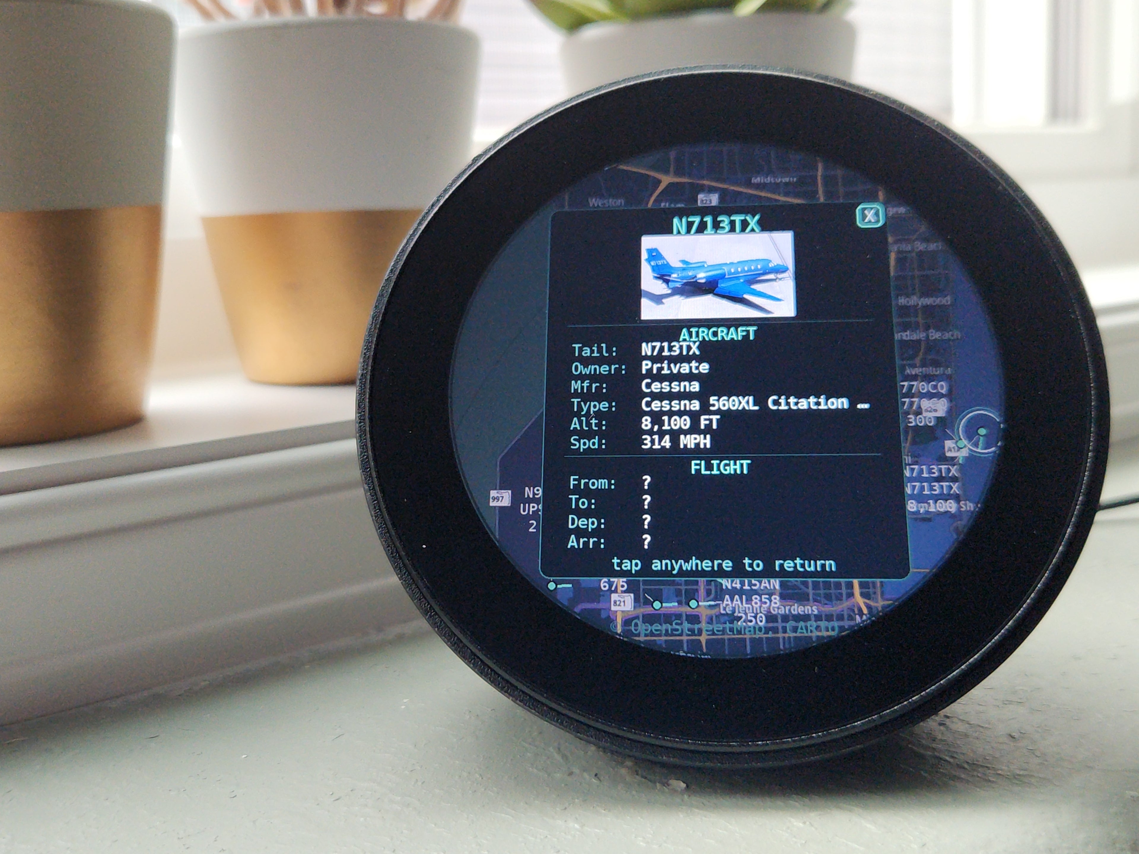 Plane Radar Tracker (Battery-Free)